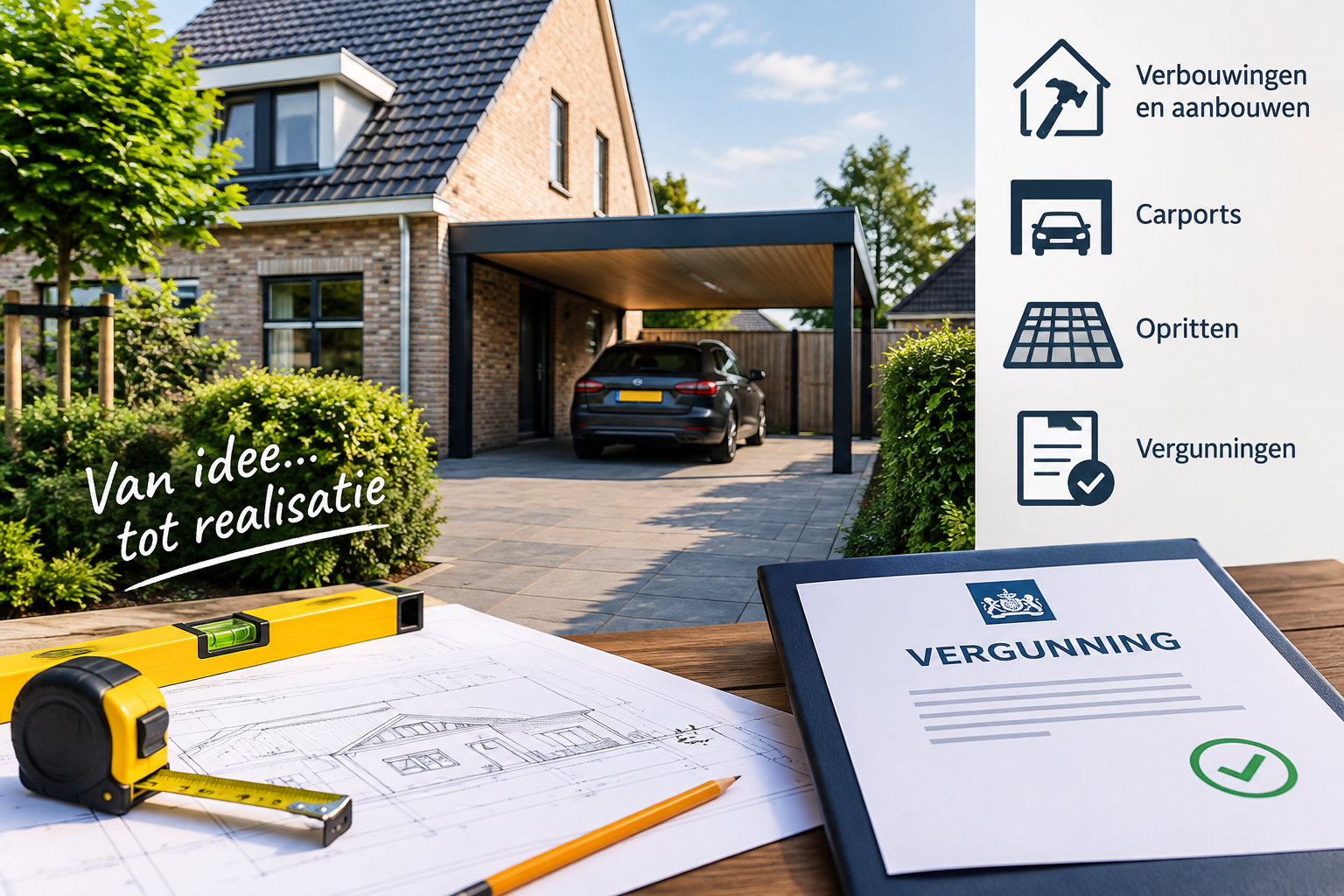 Regels Carports en opritten